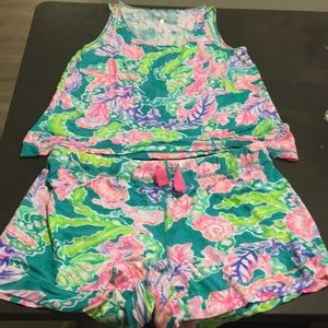 Lilly Pulitzer knit PJ set